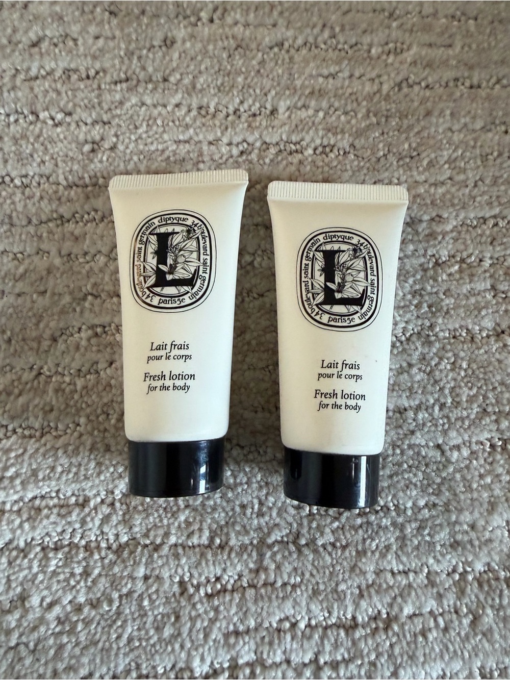 NEW Diptique Fresh Lotion for the Body - (Set of 2- 30mL each